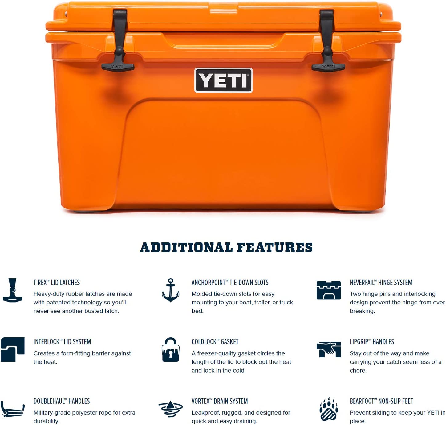 YETI - 【YETI】TUNDRA 45 限定色 キングクラブオレンジ YETI TUNDRA 45 COOLER - KING CRAB ORANGE - LIMITED EDITION* - Fly Gyde