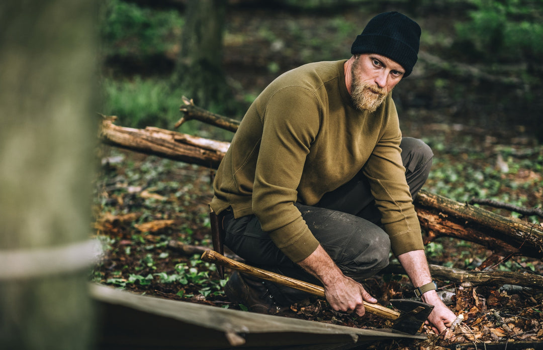 FILSON WAFFLE KNIT CREW - 2 color options