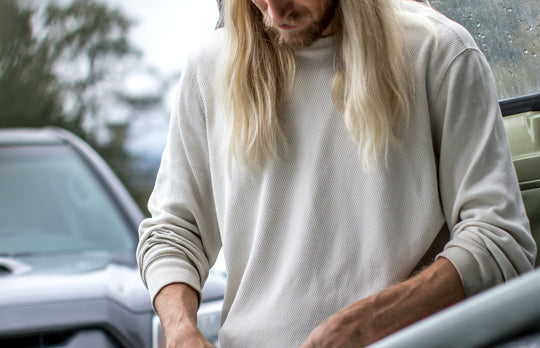 FILSON WAFFLE KNIT CREW - 2 color options