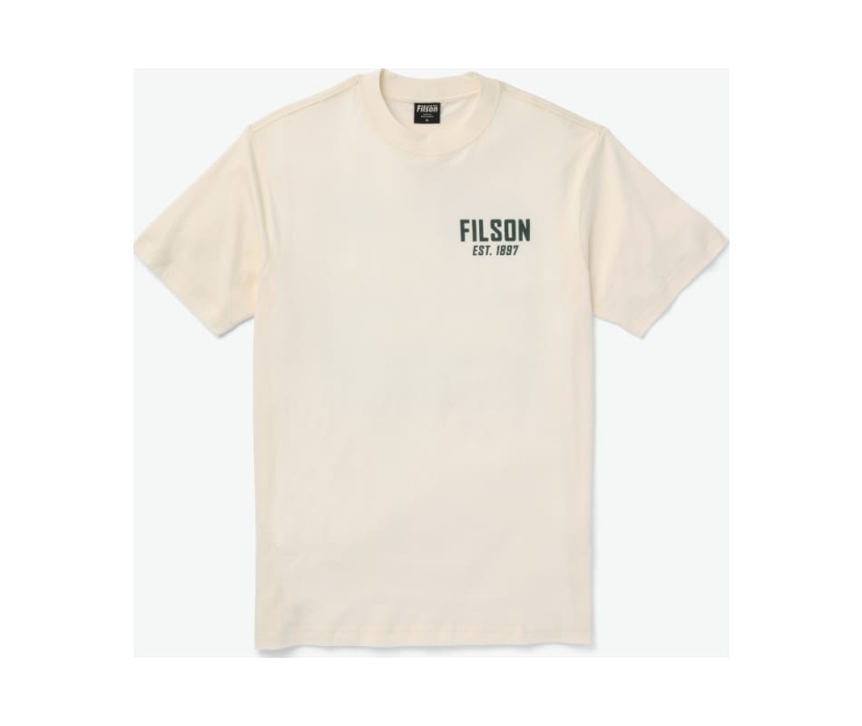 FILSON S/S RANGER GRAPHIC T-SHIRT - OFFWHITEROAD
