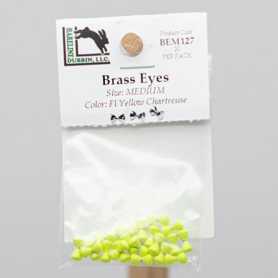 HARELINE BRASS EYES - 2 sizes with 8 color options
