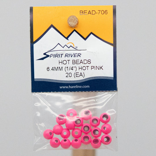 HARELINE HOT BEADS 6.4MM - 7 COLORS