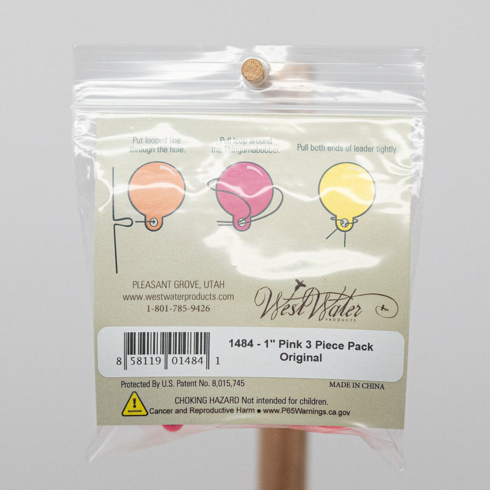 3 PACK LARGE 1 INCH THINGAMABOBBERS - 4 color options