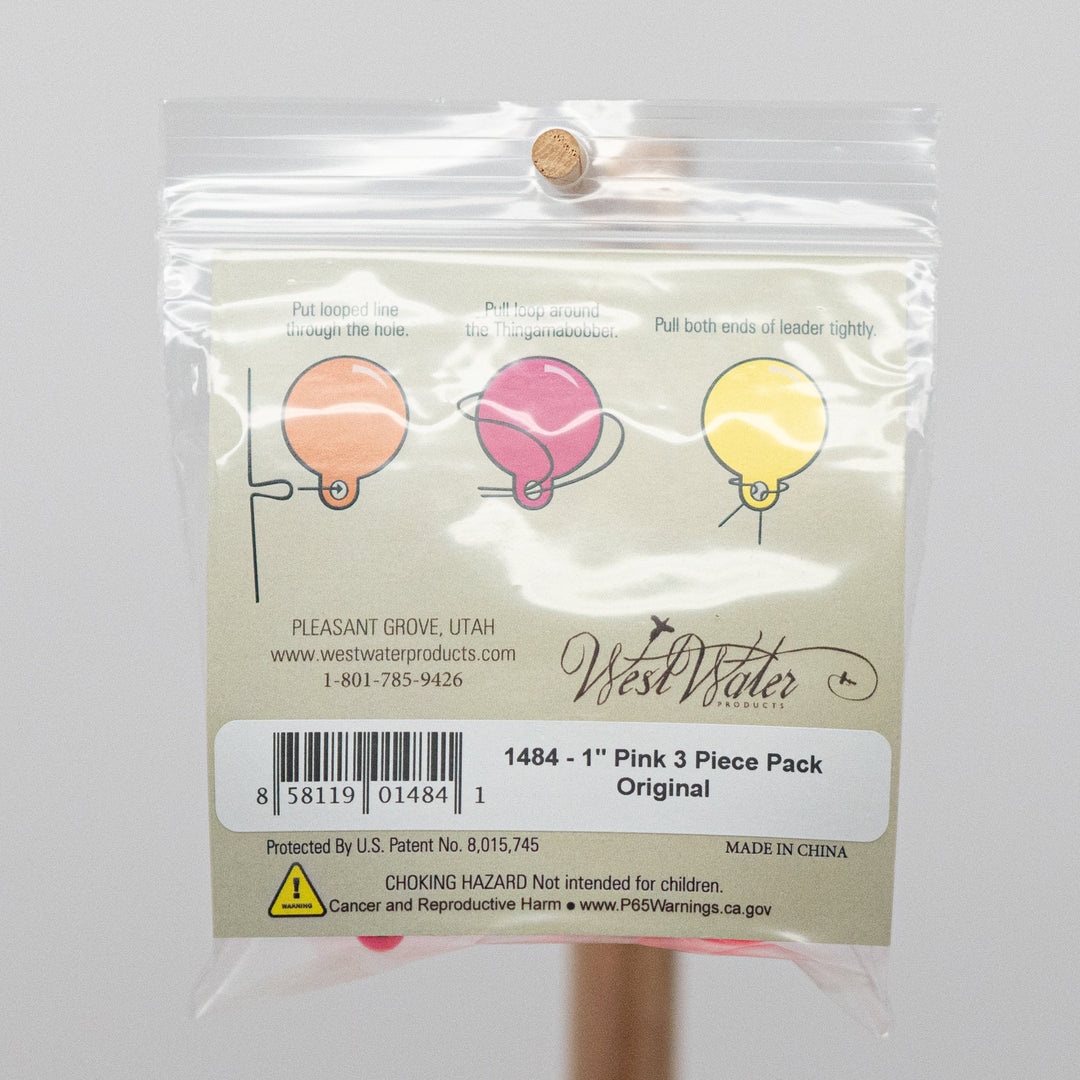 3 PACK LARGE 1 INCH THINGAMABOBBERS - 4 color options
