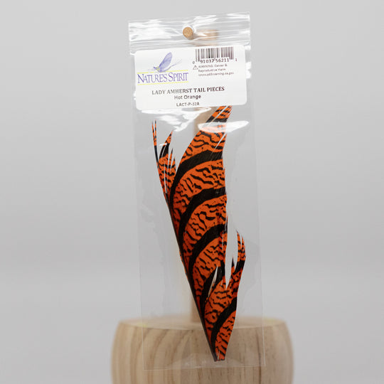LADY AMHERST CENTER TAIL 4" PIECE - 9 color options
