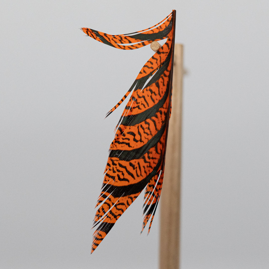LADY AMHERST CENTER TAIL 4" PIECE - 9 color options