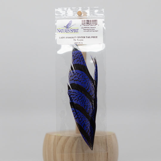 LADY AMHERST CENTER TAIL 4" PIECE - 9 color options