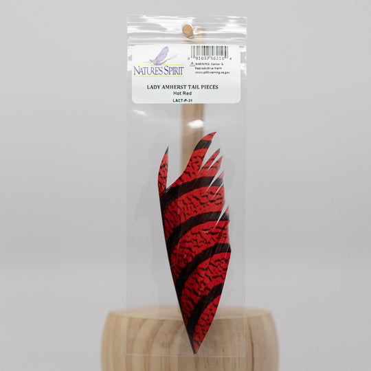 LADY AMHERST CENTER TAIL 4" PIECE - 9 color options