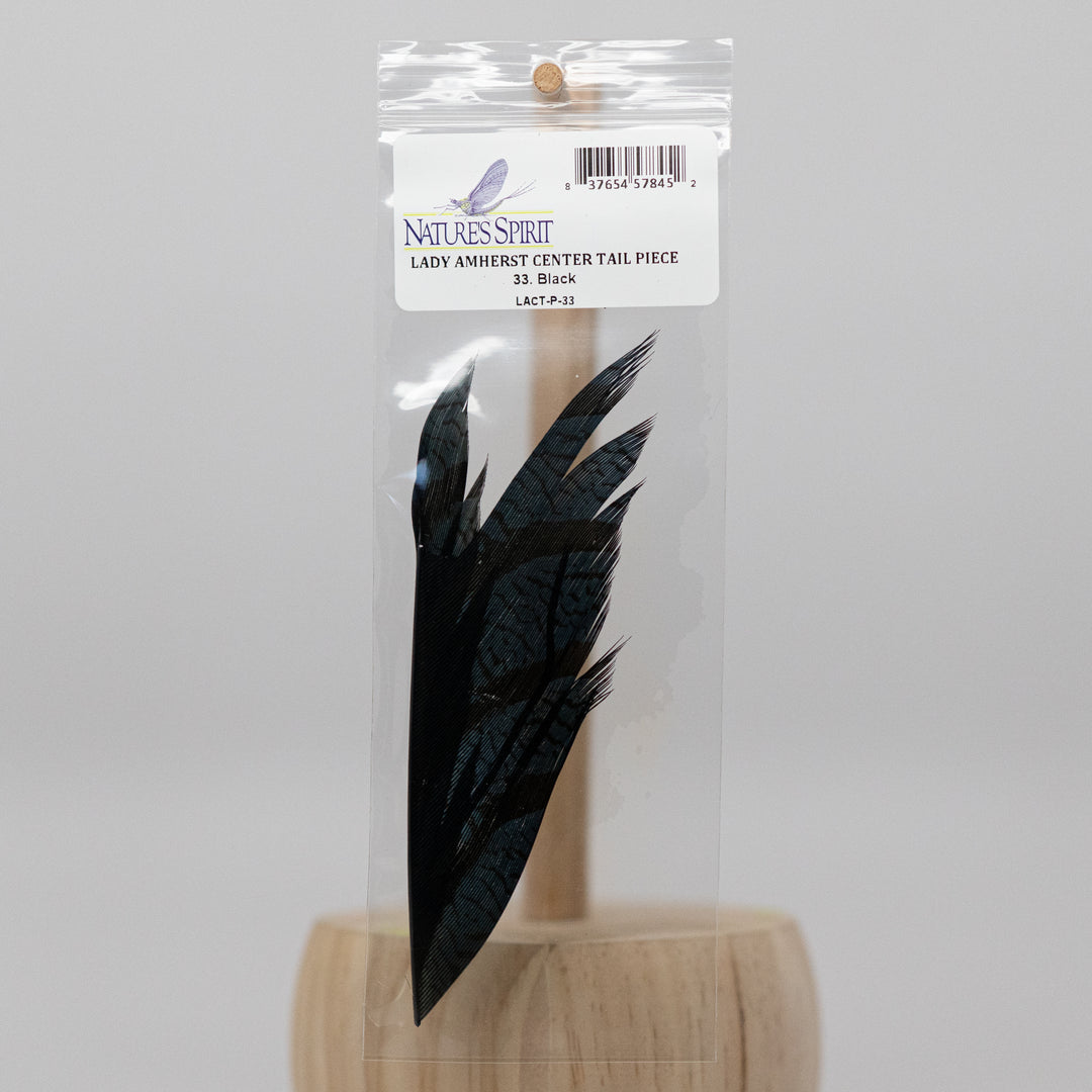 LADY AMHERST CENTER TAIL 4" PIECE - 9 color options