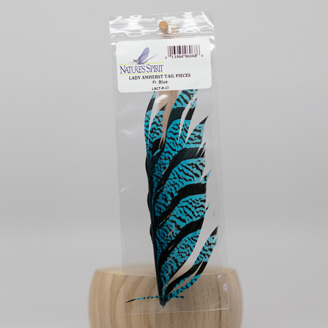 LADY AMHERST CENTER TAIL 4" PIECE - 9 color options
