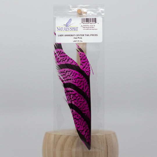 LADY AMHERST CENTER TAIL 4" PIECE - 9 color options