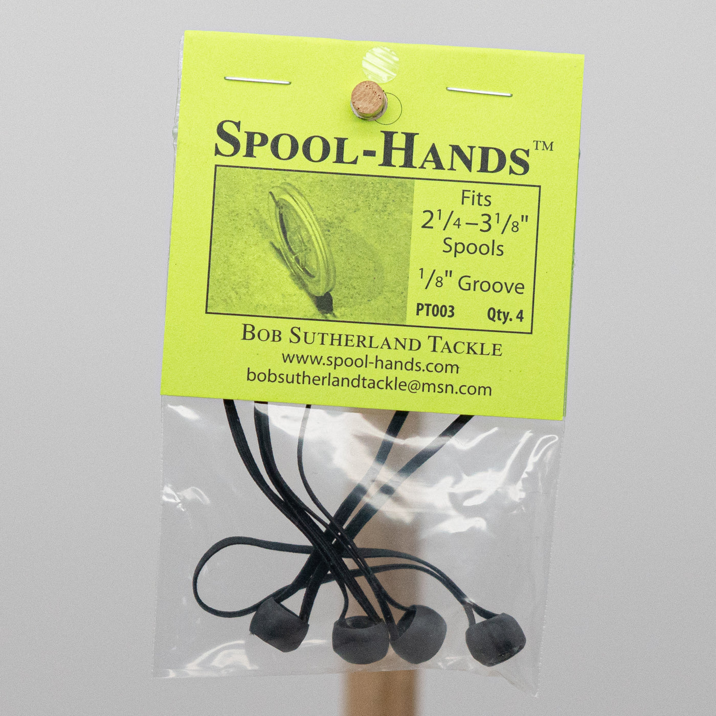 1/8" SPOOL HANDS FOR 2 1/4 - 3 1/8 SPOOLS 4 PACK