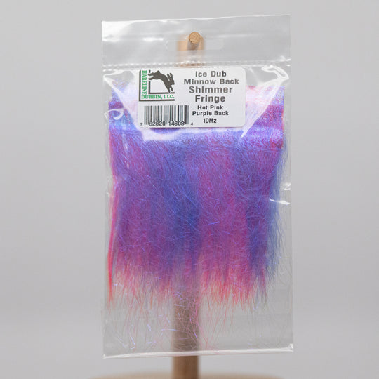 ICE DUB MINNOW BACK SHIMMER FRINGE - 3 color options