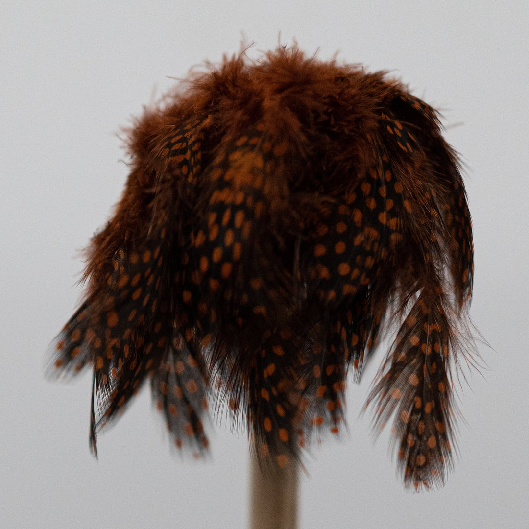 HARELINE STRUNG GUINEA FEATHERS - 14 color options