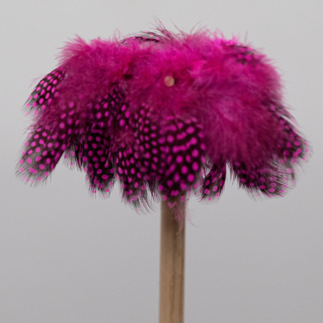 HARELINE STRUNG GUINEA FEATHERS - 14 color options