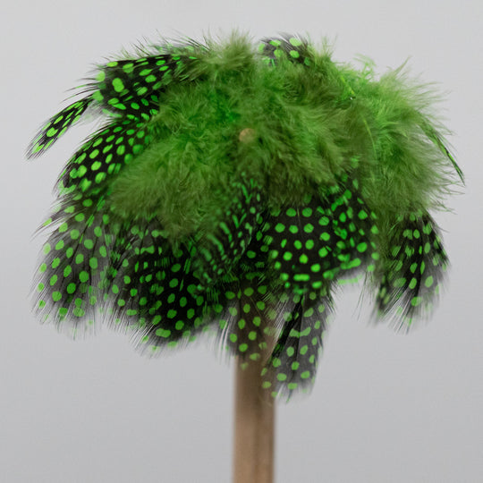 HARELINE STRUNG GUINEA FEATHERS - 14 color options