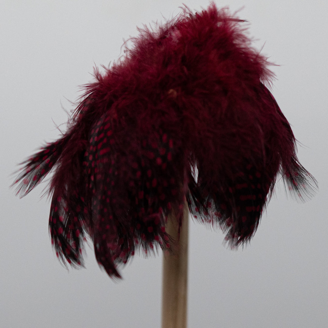 HARELINE STRUNG GUINEA FEATHERS - 14 color options