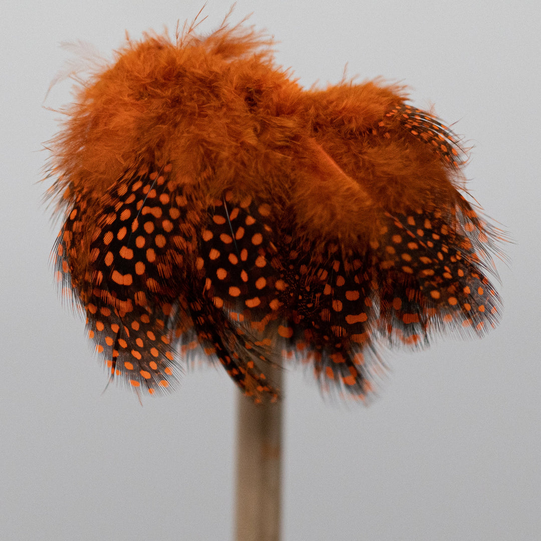 HARELINE STRUNG GUINEA FEATHERS - 14 color options