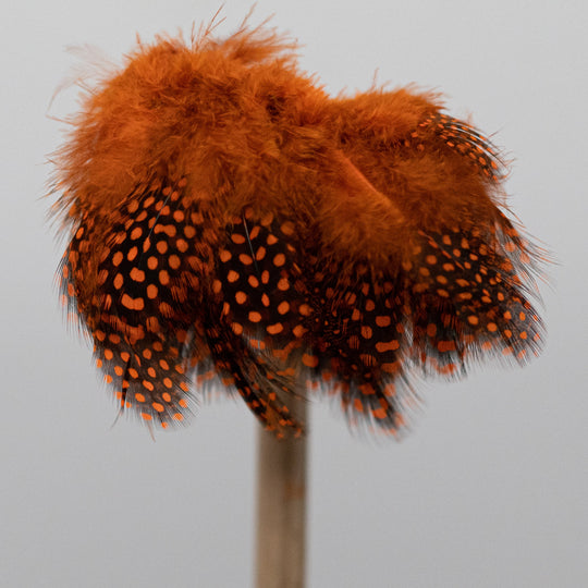 HARELINE STRUNG GUINEA FEATHERS - 14 color options
