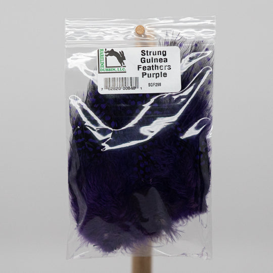 HARELINE STRUNG GUINEA FEATHERS - 14 color options
