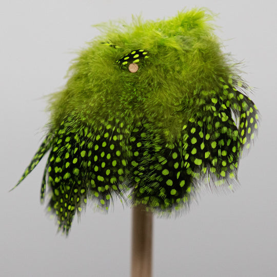 HARELINE STRUNG GUINEA FEATHERS - 14 color options