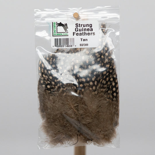 HARELINE STRUNG GUINEA FEATHERS - 14 color options