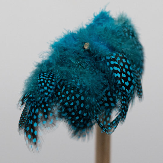 HARELINE STRUNG GUINEA FEATHERS - 14 color options