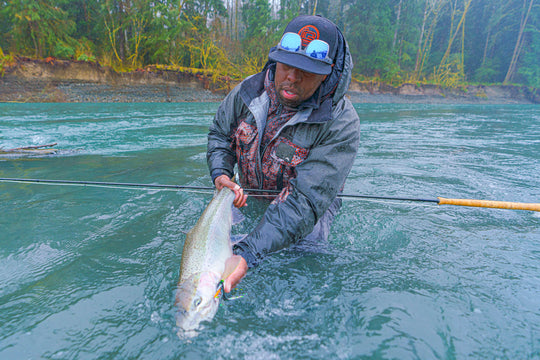 Hoh River Fly Fishing For Salmon, Steelhead