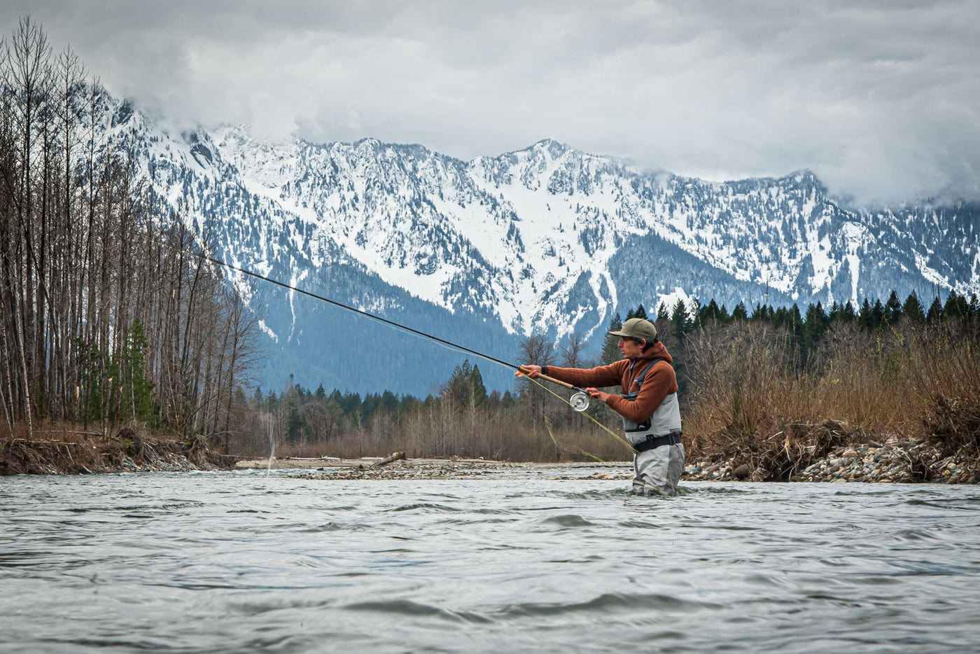 Sauk River Fly Fishing For Salmon, Steelhead