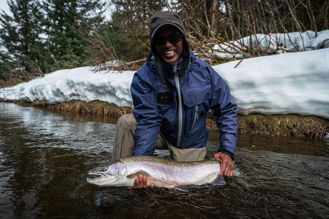 Situk River with Glacier Bear Lodge