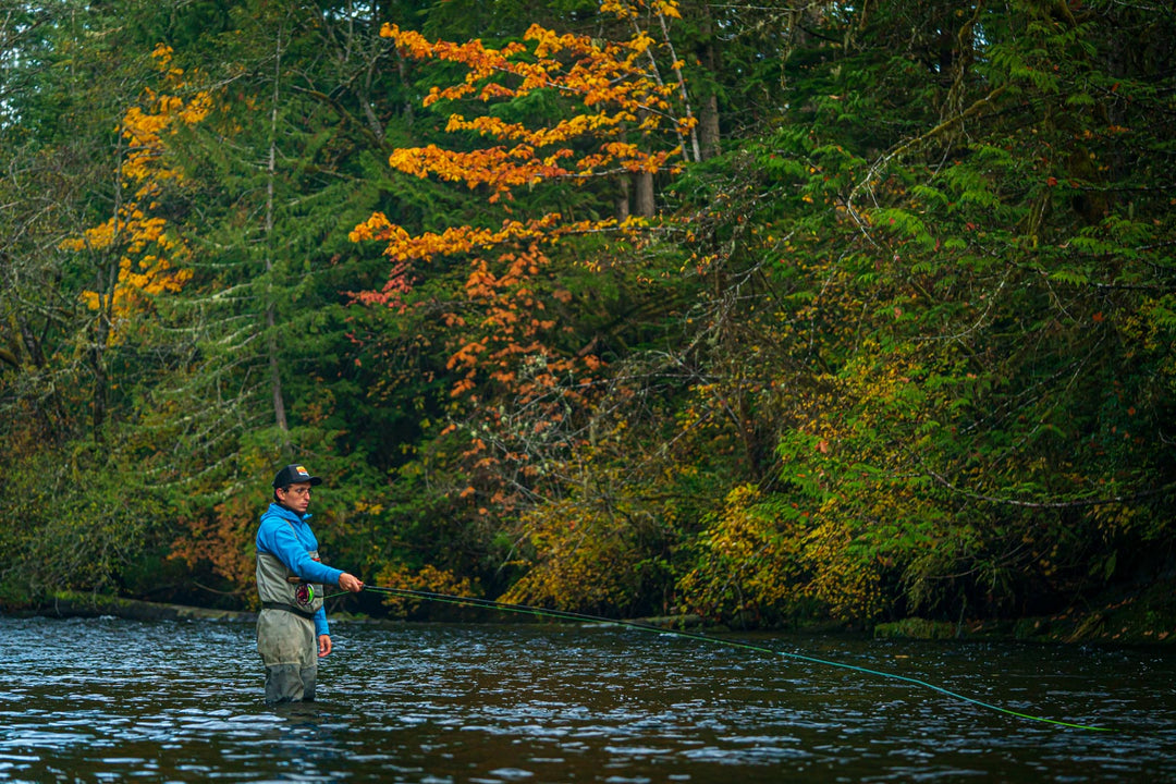 Satsop River Fly Fishing For Salmon, Steelhead