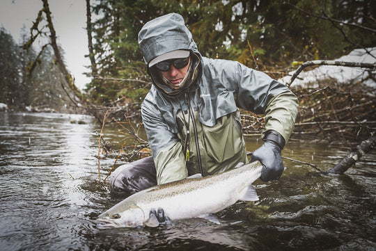 Situk River with Glacier Bear Lodge