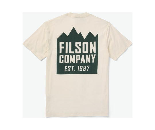 FILSON S/S RANGER GRAPHIC T-SHIRT - OFFWHITEROAD