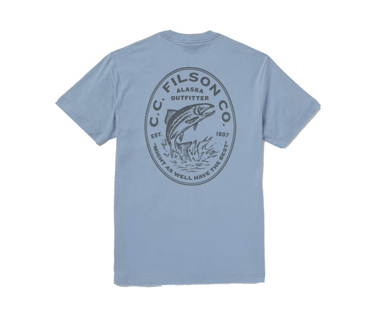 FILSON S/S RANGER GRAPHIC T-SHIRT - BLUECCFISH