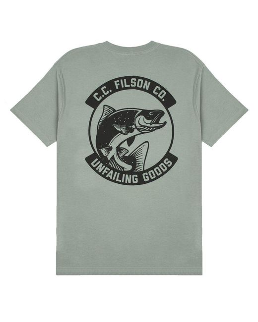 FILSON S/S RANGER GRAPHIC T-SHIRT - LKGNCCFISH